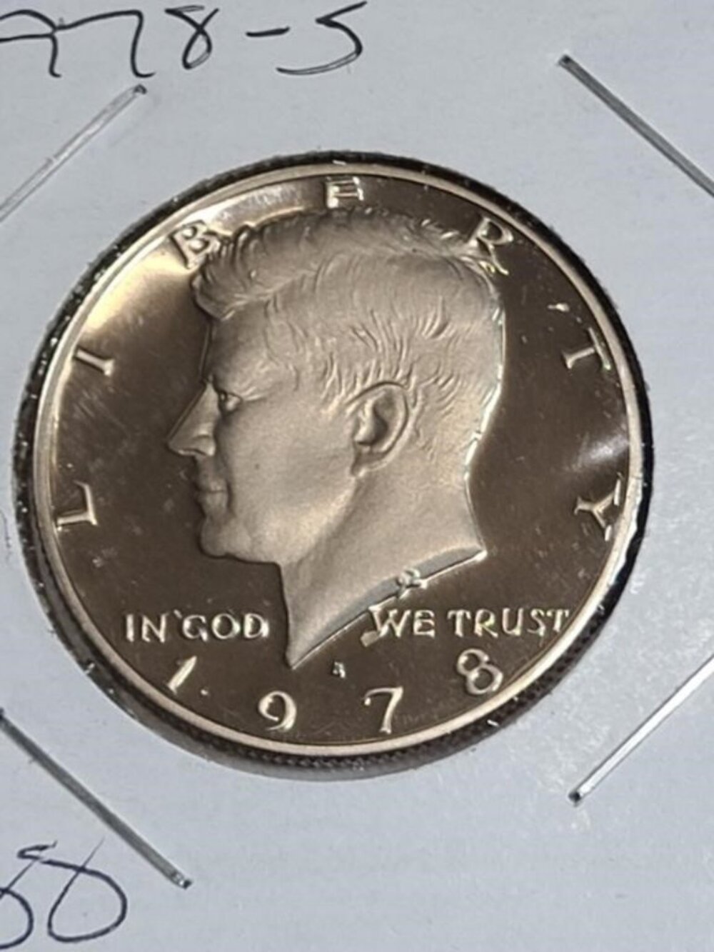 1978-S Proof Kennedy Half Dollar... Uncirculated... In Protective Holder